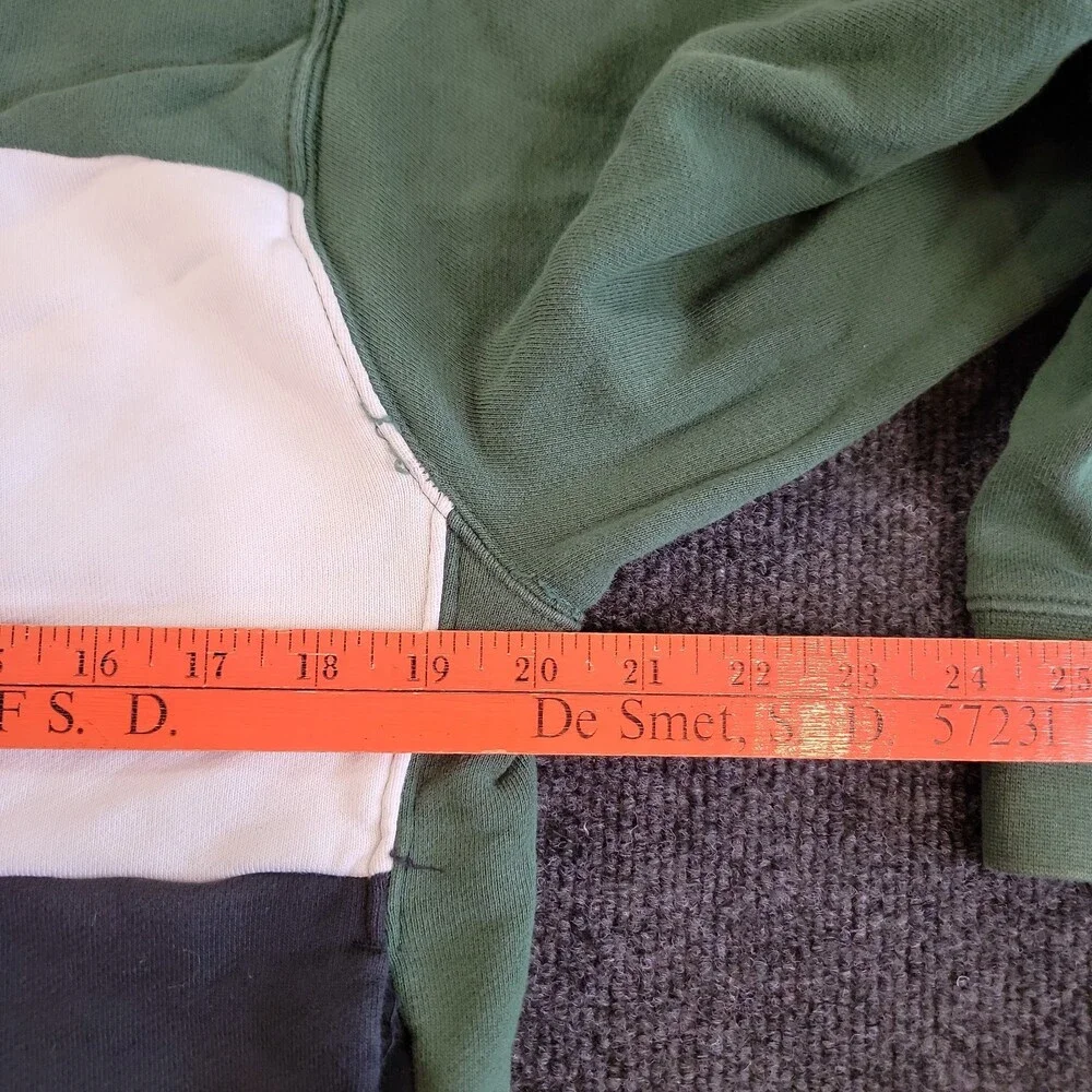 Nike Hoodie Mens Small Green Black Club Fleece Pullover Swoosh Sweatshirt